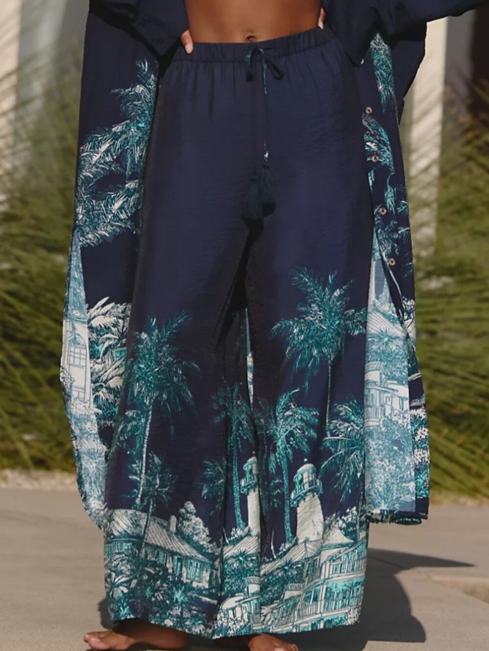 Celandine Sheet Printed Pants - XXS